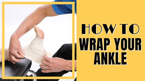 Sprained Ankle How To Wrap Ankle Sprains Correctly Updated Youtube