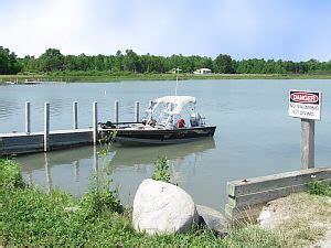 St Marys River Raber Public Boat Launch Chippewa County Mi Fishing