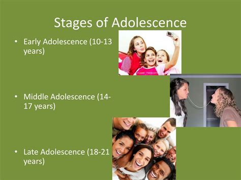 Stages Of Adolescent