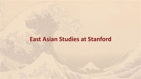 Stanford East Asian Studies