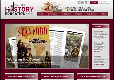 Stanford History Education Group Geography Education History