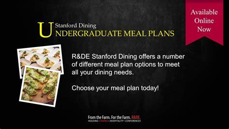 Stanford Meal Plan Dollars