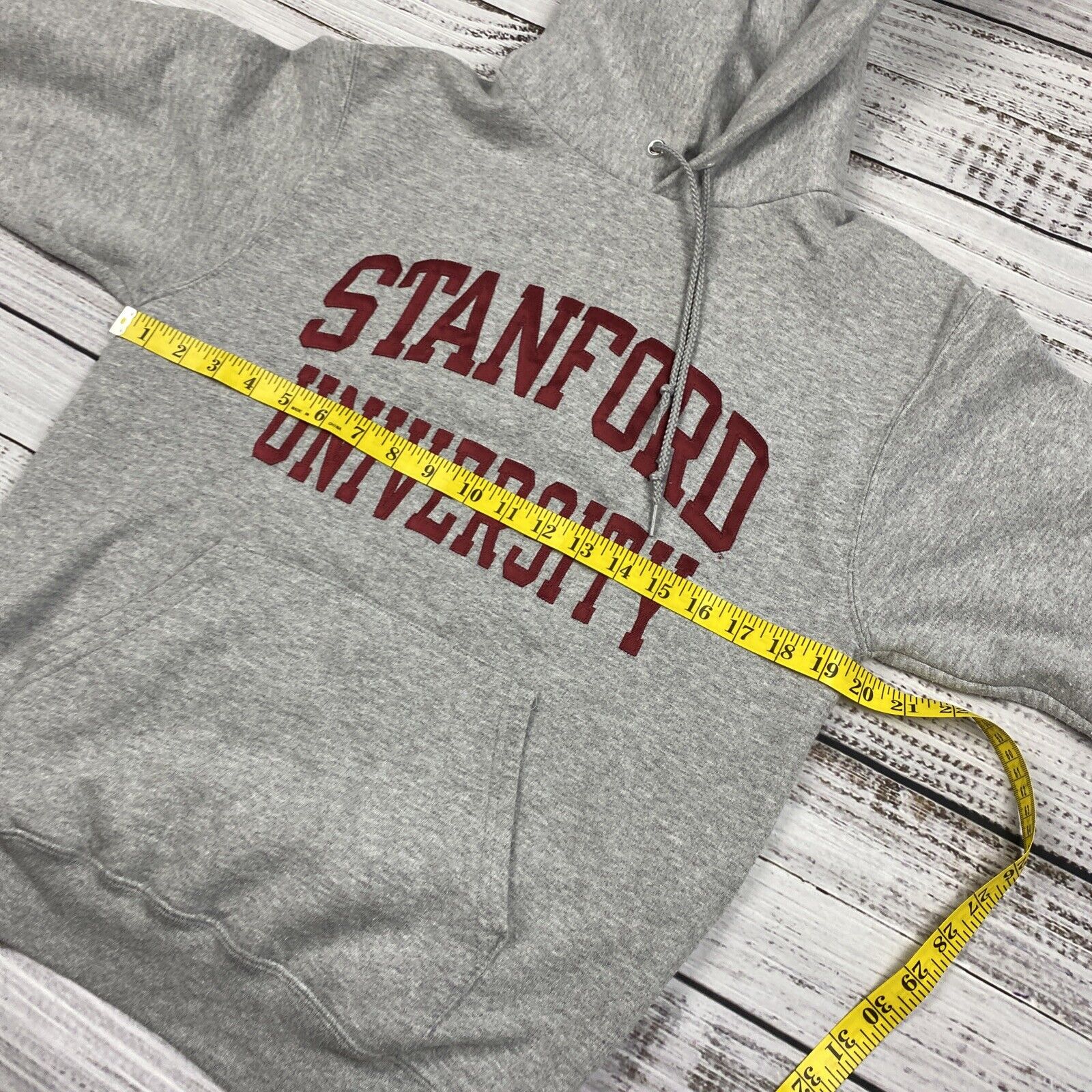 Stanford University Champion Eco Embroidered Hoodie H Gem