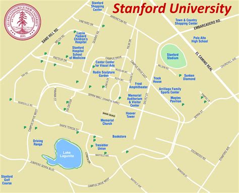 Stanford Visitor Parking Map