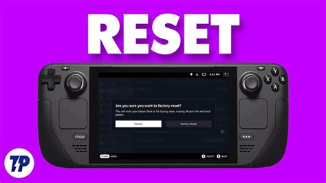 Steam Deck Factory Reset