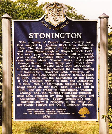 Stonington Connecticut History Stonington Connecticut