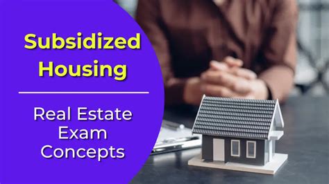 Subsidized Housing Definition Real Estate License Wizard