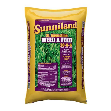 Sunniland St Augustine Weed Feed Lawn Fertilizer For St Augustine