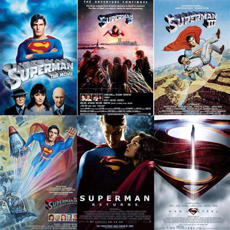 Superman Movies In Order List