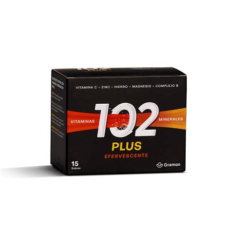 Suplemento Dietario 102 Plus Efervescente X 15 Un Farmacityar