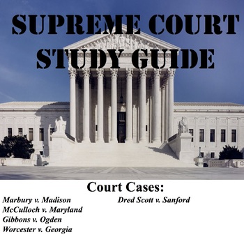 Supreme Court Study Guide What Is The Main Role Of The Judicial