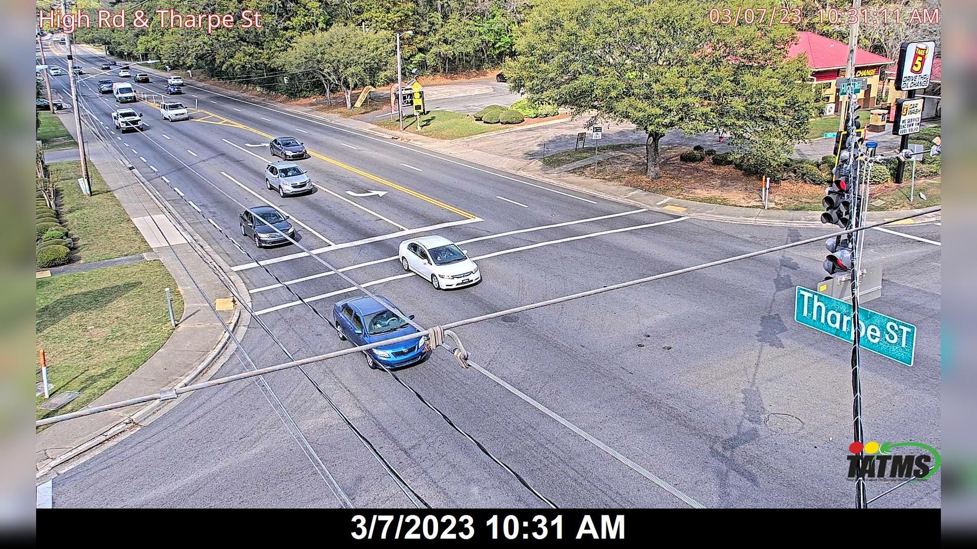 Tallahassee High Rd At Tharpe St Traffic Cam