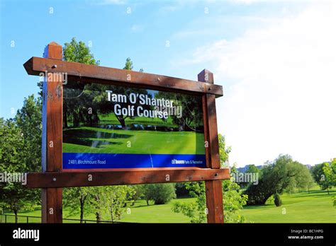 Tam O Shanter Golf Course Of City Of Toronto In Early Summer Stock