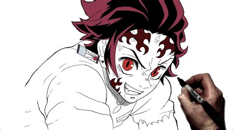 Tanjiro Form Demon Slayer How To Draw Tanjiro Demon Slayer Kimetsu No