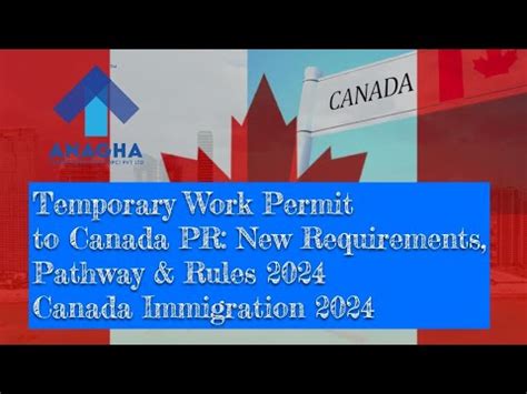 Temporary Work Permit To Canada Pr New Requirements Pathway Rules