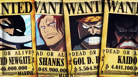 The 15 Highest Bounties Ever One Piece Chapter 967 Wano Kuni Whole