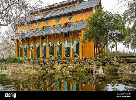 The Baughman Center A Nondenominational Chapel Or Pavilion Along Lake