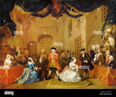 The Beggar S Opera Painting By William Hogarth At Yale Center For