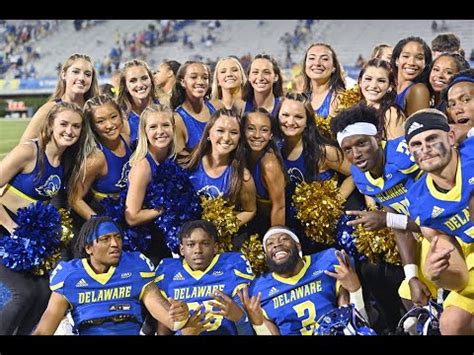 The National Champion University Of Delaware Dance Team Fb Vs Del