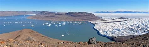 The Northeast Greenland Ice Stream Calving Into Bl S Blue Lake