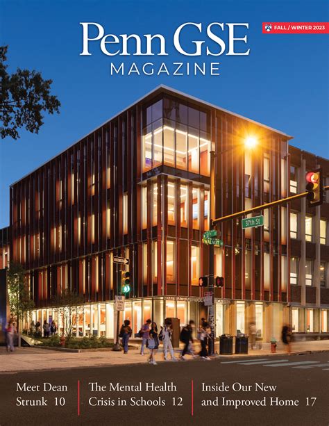 The Penn Gse Magazine Fall 2019 Penn Gse