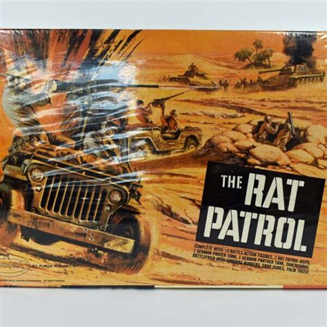 The Rat Patrol Plastic Model Sealed Kit 1967 By Aurora