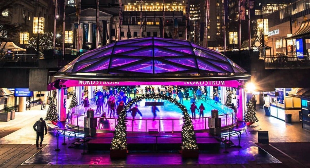 The Robson Square Ice Rink 17 Photos Skating Rinks Downtown