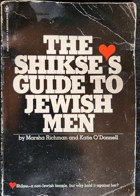 The Shikse S Guide To Jewish Men M Richman K O Donnell Bantam