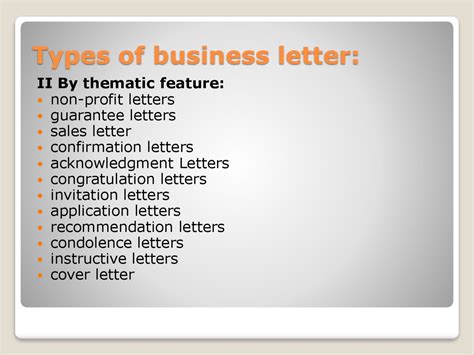 The Styles And Types Of Business Letter