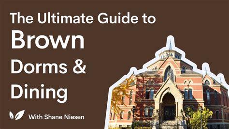 The Ultimate Guide To Brown University Dorms Amp Dining Youtube