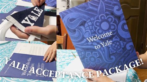 The Yale University Acceptance Package Youtube