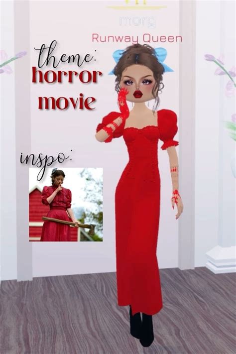 Theme Horror Movie Pearl Dress To Impress In 2024 Gaming Clothes