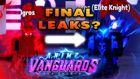 These Might Be The Last Leaks Before Anime Vanguards Releases Youtube