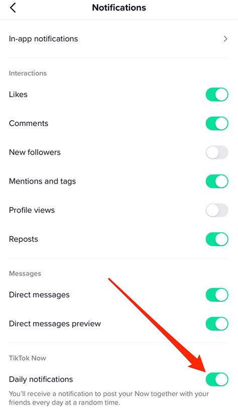 Tiktok How To Turn Off Daily Tiktok Now Push Notifications