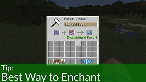 Tip Best Way To Enchant Youtube