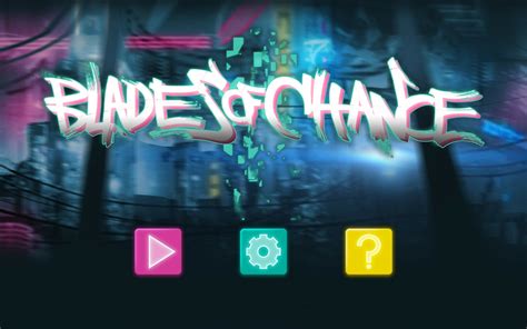 Title Screen Image Blades Of Chance Indiedb