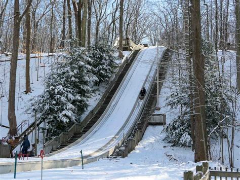 Toboggan Chutes Cleveland Ohio A Must Do Winter Experience