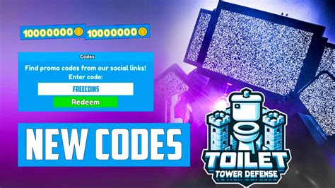 Toilet Tower Defense Codes Revealed