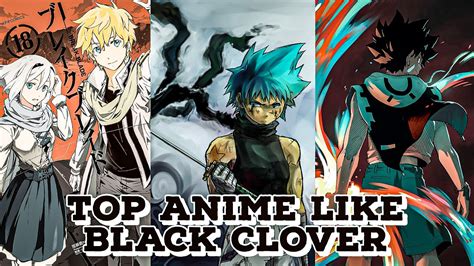 Top 10 Anime Like Black Clover Youtube