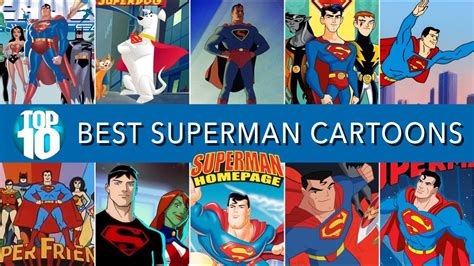 Top 10 Best Superman Cartoons Animated Series Of All Time Youtube