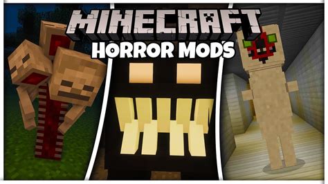 Top 10 Scary Minecraft Horror Mods Youtube