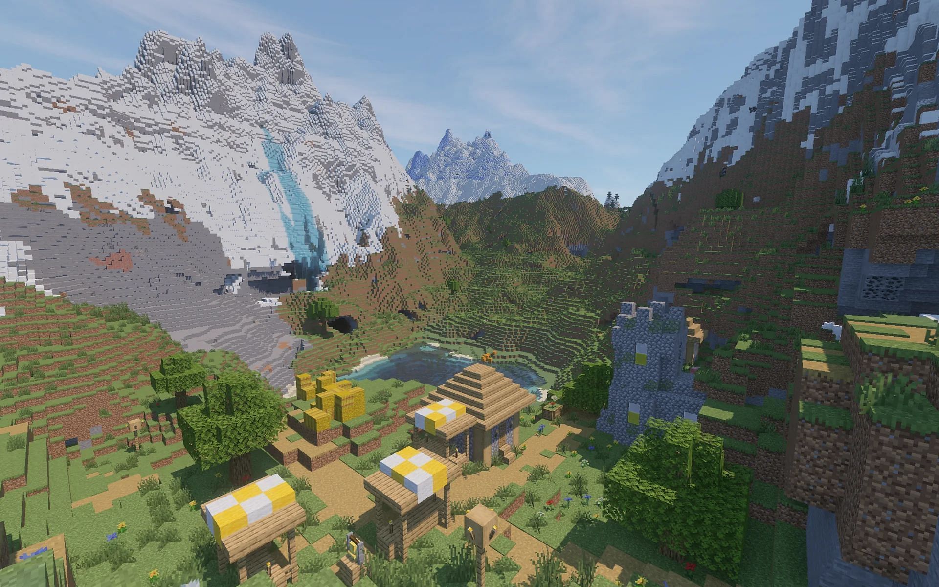 Top 5 Minecraft Seeds For Mountain Villages