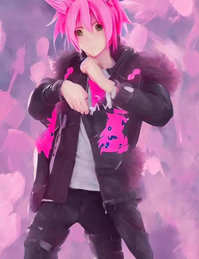 Top 72 Pink Hair Guy Anime Latest In Cdgdbentre