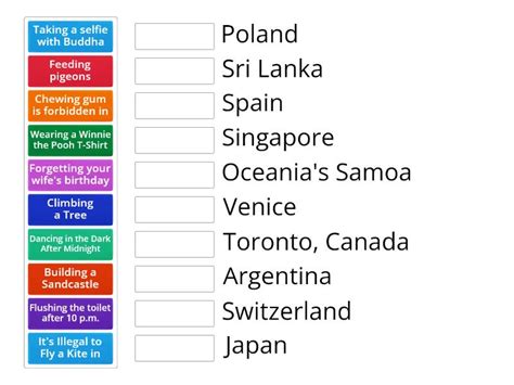 Top Ten Bizarre Law Around The World Match Up