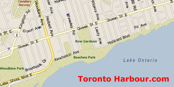 Toronto Beaches Toronto Beaches Maps Directions From Your Location