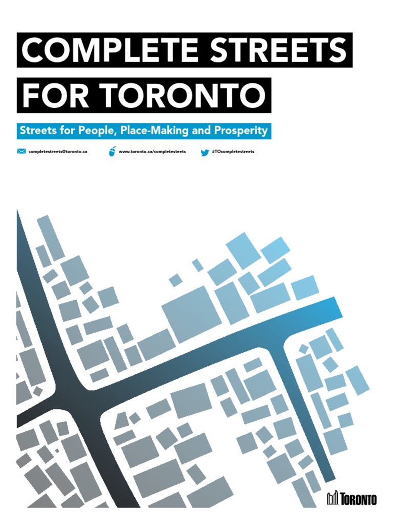 Toronto Complete Streets Guidelines