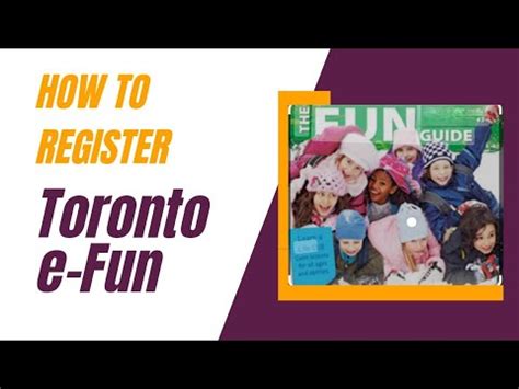 Toronto Efun Registration Guide