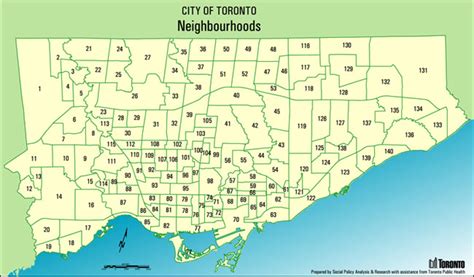 Toronto Neighbourhood Map Ureach Toronto