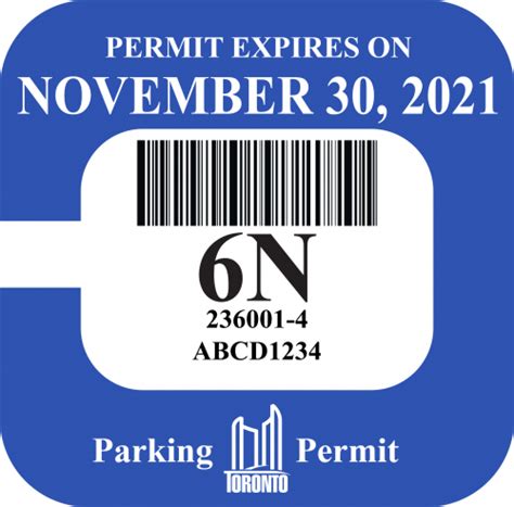 Toronto Street Parking Permit