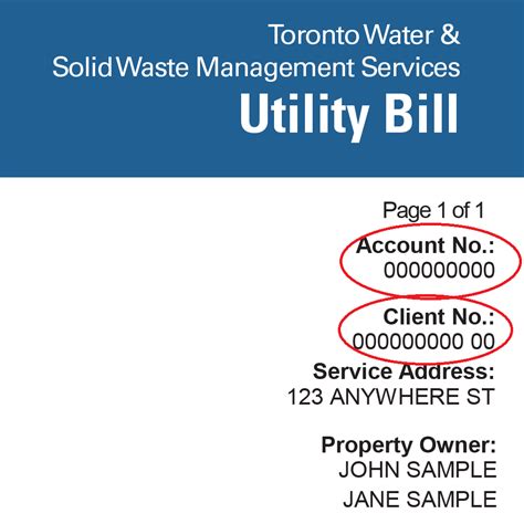 Toronto Water Bill Lookup